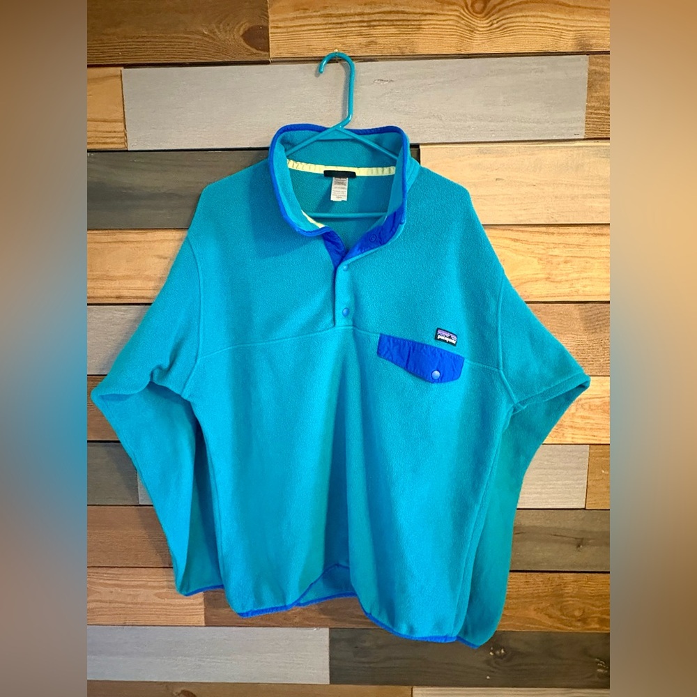 Patagonia Teal Synchilla Fleece - Men’s Large